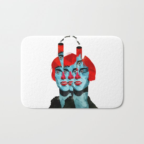The cats in my head Bath Mat
