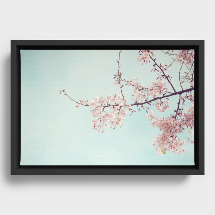 Spring happiness Framed Canvas