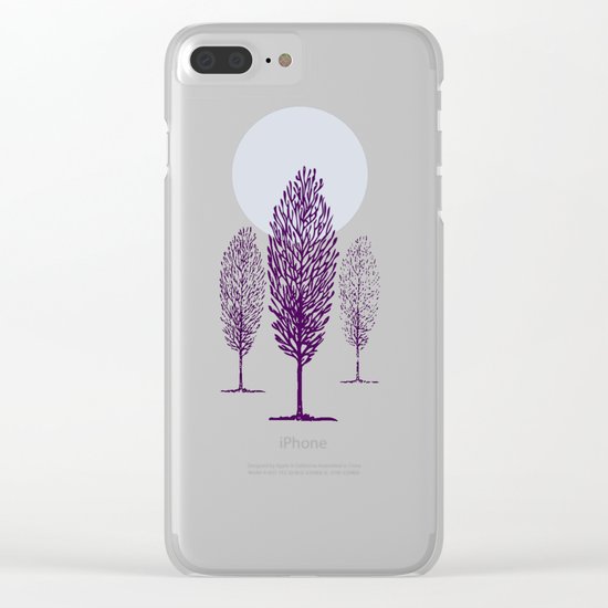 rosa di sera Clear iPhone Case