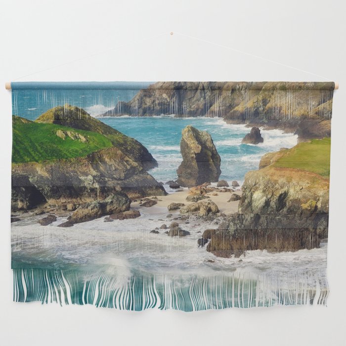 Great Britain Photography - Kynance Cove By The Beautiful Sea Wall Hanging