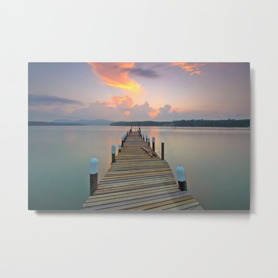 Dock Days Metal Print