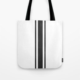 Grain Sack Stripe (Black) Tote Bag
