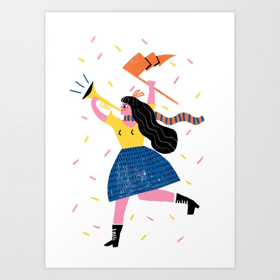 Your Own Personal Cheerleader Art Print