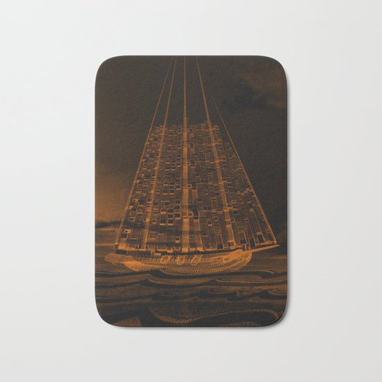 The Flying Dutchman / Legend, sepia 21-11-16 Bath Mat