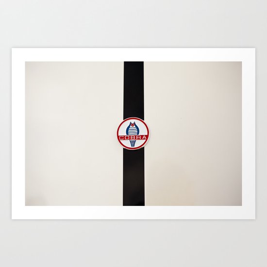 Shelby Cobra Logo Art Print