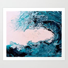 Tropical storm Art Print