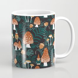 Mushroom Forest Gnomes Coffee Mug