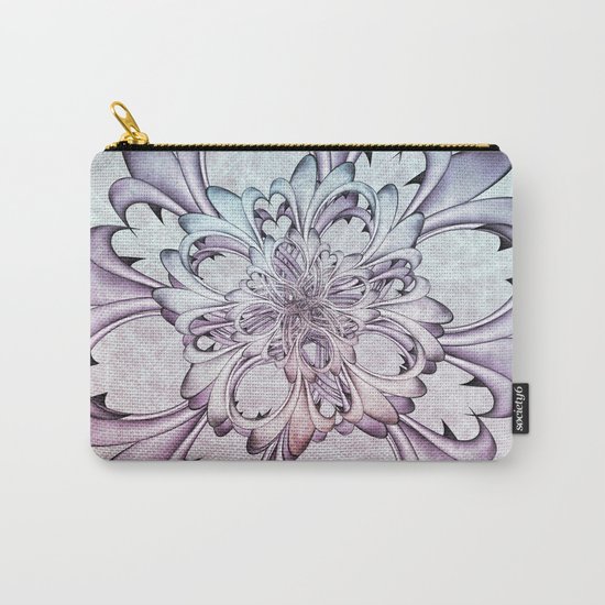Floral abstract . Carry-All Pouch