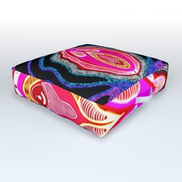 Vulva Galaxy  Outdoor Floor Cushion