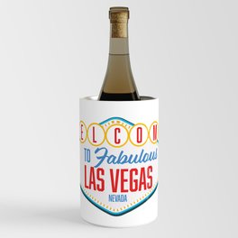 Welcome to Las Vegas Nevada logo. Wine Chiller