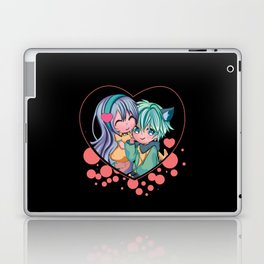 Kawaii Cute Anime Otaku Hearts Day Valentines Day Laptop Skin
