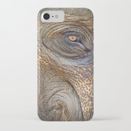 Close-up Elephant eye iPhone Case