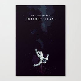 Interstellar (falling astronaut) Canvas Print