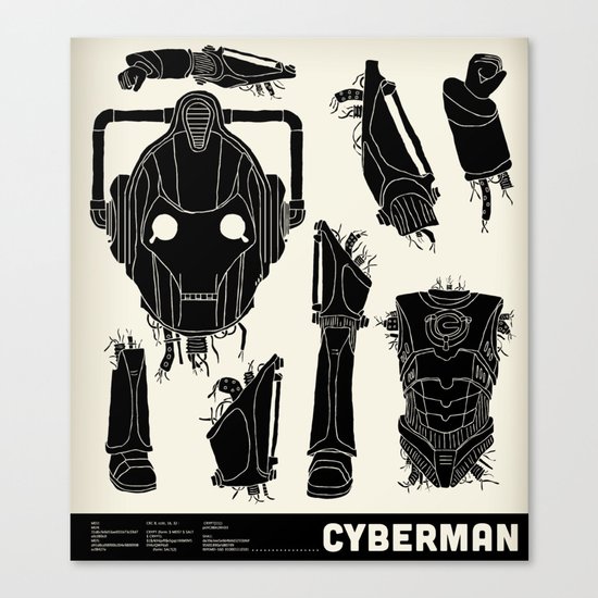 Decommissioned: Cyberman Canvas Print