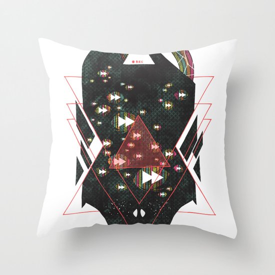 Fast Forward Throw Pillow