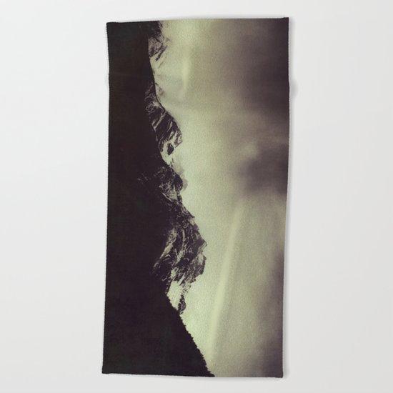 Shadow Mountain - Italian Alps Beach Towel