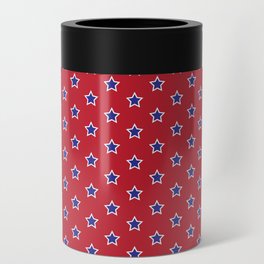 Red White Blue Stars Tonight Can Cooler