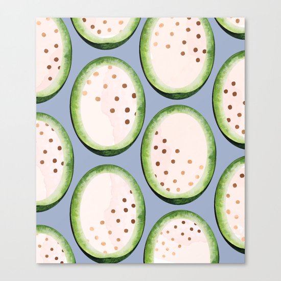 Rose Gold Melon Seeds #society6 #lifestyle #decor Canvas Print