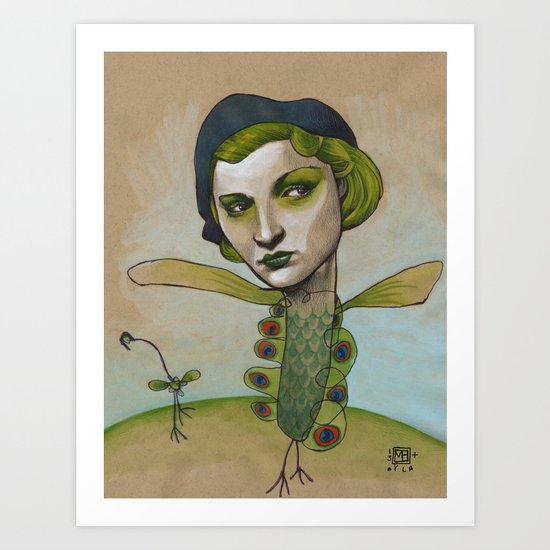 PRETTY'S ON THE INSIDE Art Print