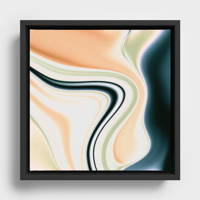 Abstract Tie Dye II Framed Canvas