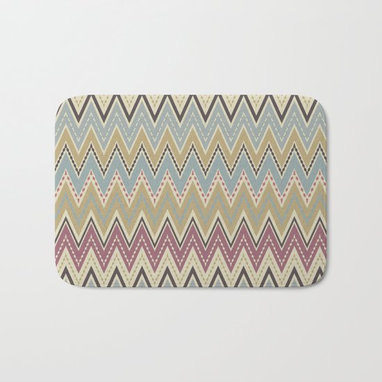 Ethnic patterns. Tribal pattern . Bath Mat