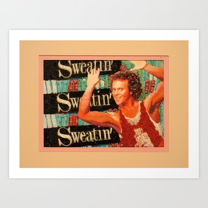 Sweatin' Art Print