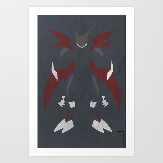 Cyberdramon Art Print