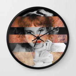 Renoir's Jeanne Samary in a low necked dress & Judy Garland Wall Clock