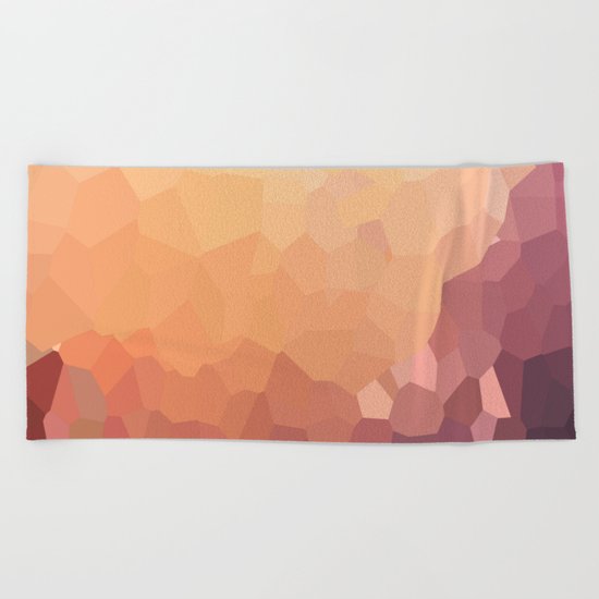 Fire Moon Love Beach Towel