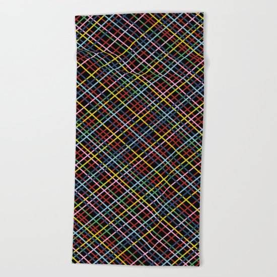 Weave 45 Black Beach Towel