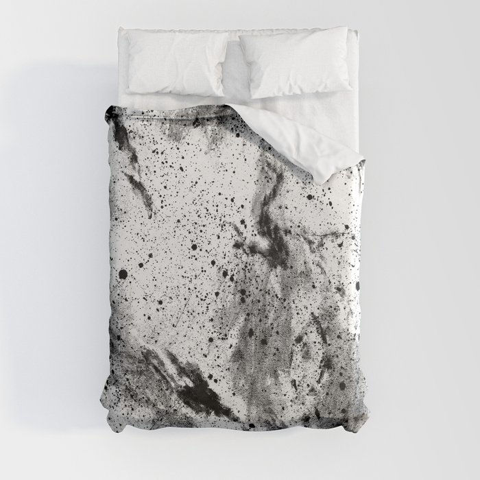 Galaxy (B/w inverted) Duvet Cover