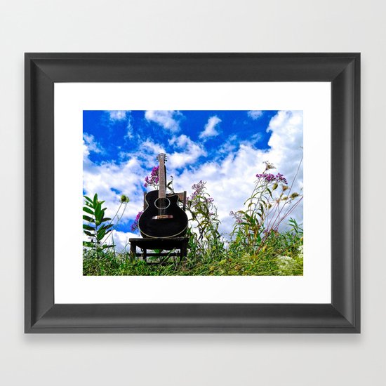 Playing the Field Framed Art Print