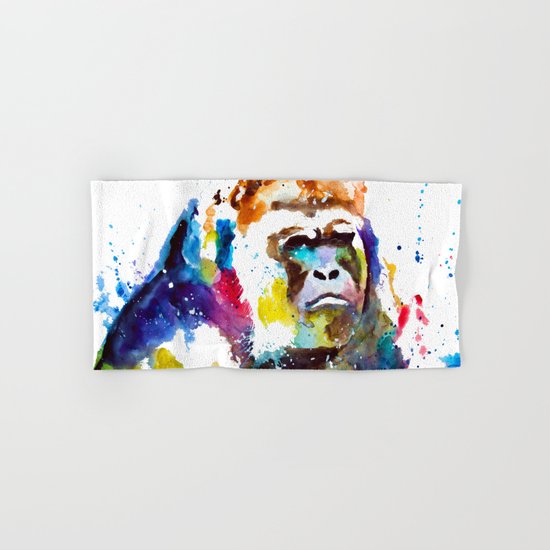 Gorilla Hand & Bath Towel