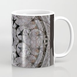 Gothic Romanesque Stone Architecture Mandala Pattern Coffee Mug
