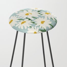 Flower Market - Oxeye daisies Counter Stool