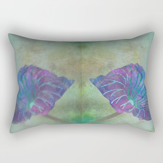 Tropical pond Rectangular Pillow