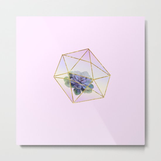 Crystal Dimensions Metal Print