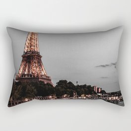 Gold Paris Evening Rectangular Pillow