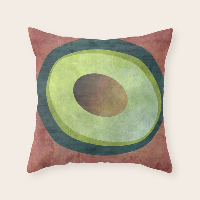 avocado cushion fluffy