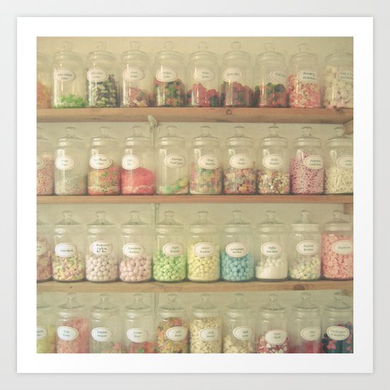 Sweet Shop Art Print