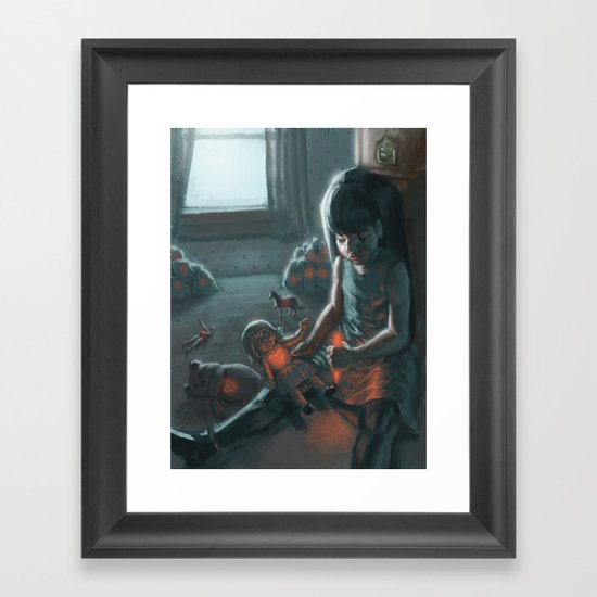 Toy Box Framed Art Print