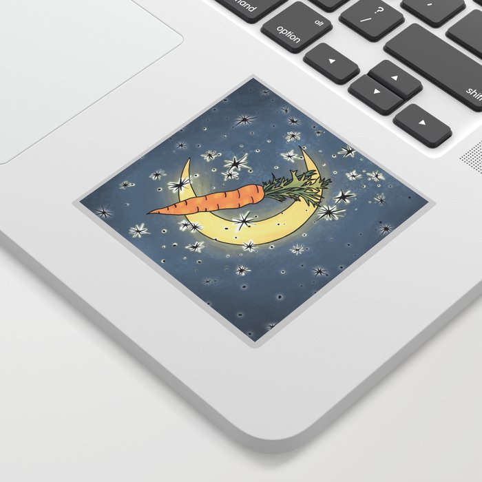 Space Carrot Sticker