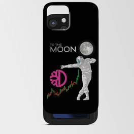 DeFiChain DFI To The Moon Crypto Cryptocurrency iPhone Card Case