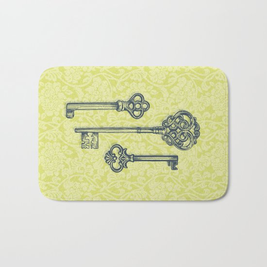 Three Skeleton Keys Bath Mat