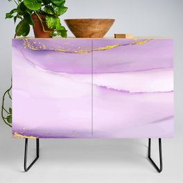 Marble Golden Purple Modern Collection Credenza