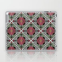 Vintage Floral Diamond Tiles Laptop Skin