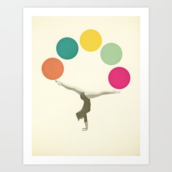 Gymnastics II Art Print