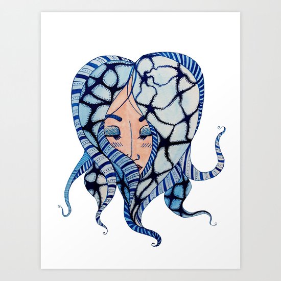 Beauty Sleep Art Print