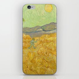 Vincent van Gogh - Wheatfield with a Reaper iPhone Skin