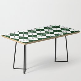 Emerald Green Diamond Argyle Pattern Coffee Table